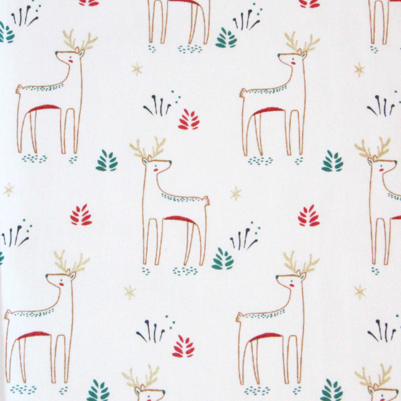 Printed Cotton KAJSA Fir / Gold22